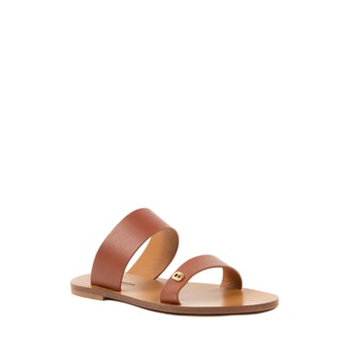Dee Ocleppo Damen Flache Sandale Tan OC3501 VITELLO CUOIO