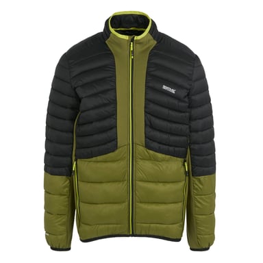 Regatta - "Leedre" Hybridjacke für Herren (Nephrit Grün/Schwarz)