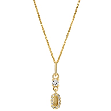 Orphelia 'Lily' Damen-Anhänger aus 925er Sterlingsilber mit Kette – Gold ZH-7582/G