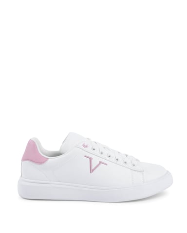 V Italia Womens Sneaker SNK 004 W Weiß Rosa