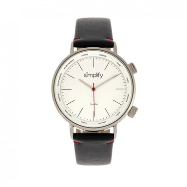 Simplifiez la montre à bracelet en cuir 3300