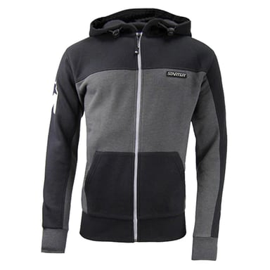 Starter Langarm schwarzer Reißverschluss UP Mens Kapuze -Track -Jacke CPE00039 Anthrazit