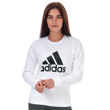 Sweat Must Haves Bos Crew adidas Pour Femme en Blanc