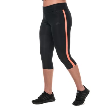 adidas Own The Run 3 Quarter Leggings für Damen in Schwarz