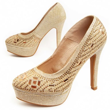 Montevita Schuh Mit Absatz Unne60 In Golden