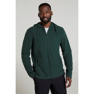 Mountain Warehouse - "Camber" Hoodie mit durchgehendem Reißverschluss für Herren (Dunkelgrün)