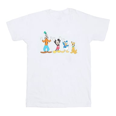 Disney T-Shirt Mickey Mouse Friends für Jungen (Weiß)