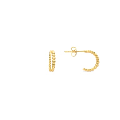 Luxenter Bidul-Ohrringe aus 18 Karat Gelbgold