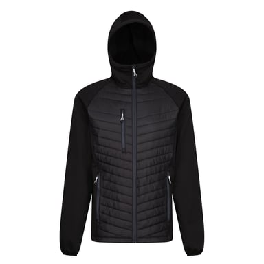 Regatta - "Navigate" Hybridjacke für Herren (Schwarz/Mittelgrau)