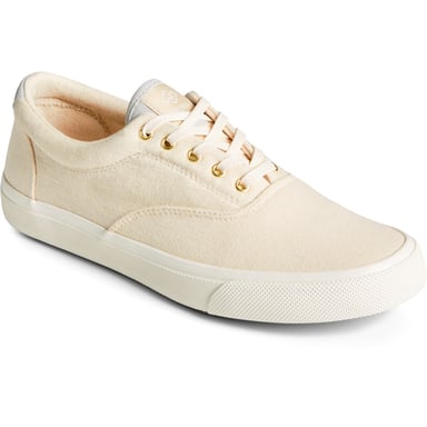 Sperry Men's SeaCycled Striper II CVO Baumwoll-Herren-Natursneaker