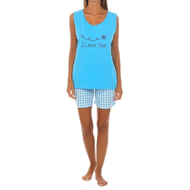 I Love Him ärmelloser Pyjama KL45201 Frauen