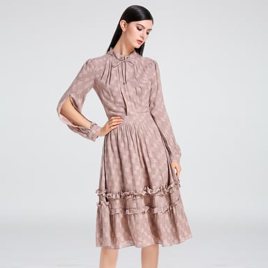 Fit and Flare Blusenkleid
