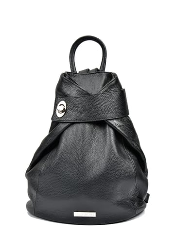 Anna Luchini SS22 AL 1083 Schwarze Ledertasche