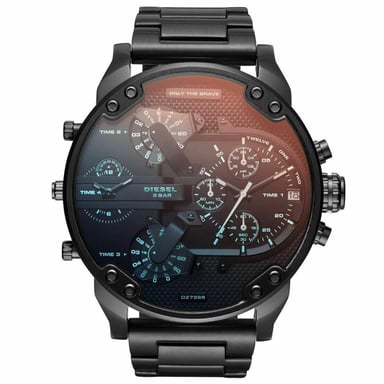 Diesel DZ7395 Mr Daddy 2.0 Schwarz Edelstahl Herrenuhr