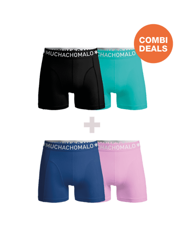 Muchachomalo Herren Boxershorts – 2 Stück Combideal – Herren Unterhosen