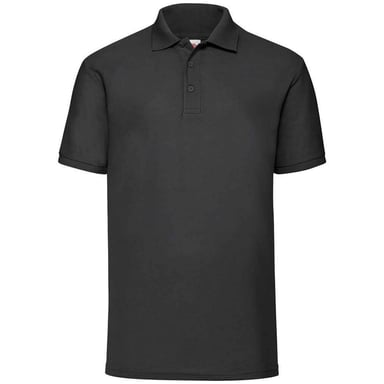 Fruit of the Loom - Poloshirt für Herren (Schwarz)