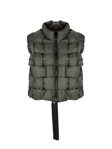La Haine Inside Us Weste Down Vest Unisex Damen grau