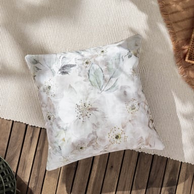 Evans Lichfield Canina Floral Outdoor Polyester Filled Cushion