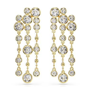 Swarovski 'Imber' Damen Ohrringe aus vergoldetem Metall mit Tropfenform - Gold 5680093