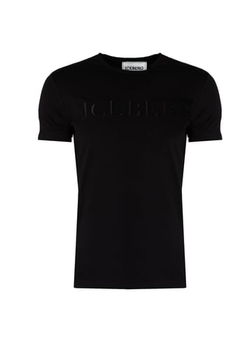 Iceberg T-Shirt C-Neck Herren schwarz