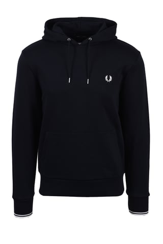 Fred Perry Sweatshirt mit Kapuze und Zipfelmütze Navy