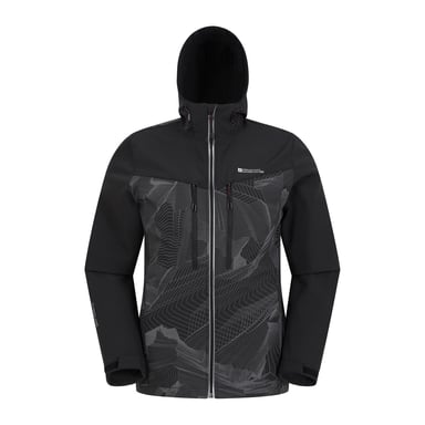 Mountain Warehouse Herren Illuminate II Soft Shell Jacke (Schwarz)