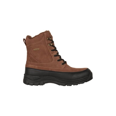 Mountain Warehouse - Herren Schneestiefel "Stowe", Leder (Braun)