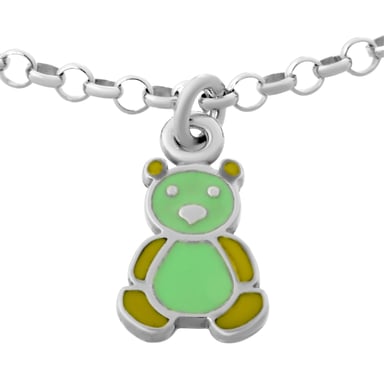 Orphelia 'Bär' Kinderarmband aus 925er Sterlingsilber - Silber ZA-7140