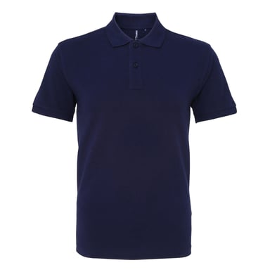 Asquith & Fox Herren-Poloshirt mit kurzen Ärmeln (Marine)