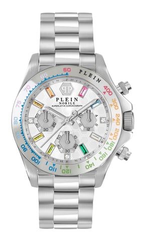 Philipp Plein Nobile Lady Damen Silber Uhr PWSBA0123