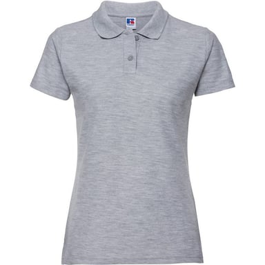 Russell - "Classic" Poloshirt für Damen (Hellgrau)