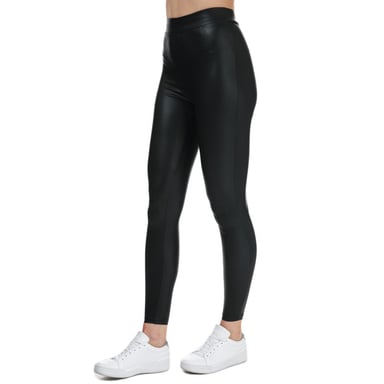 Only Cool Coated Leggings für Frauen in Schwarz