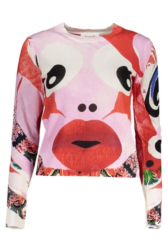 Desigual Damen Pinkes Leinenhemd