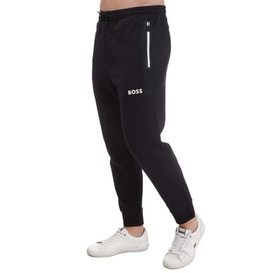 Men's Hugo Boss 3D Moulded Logo Tracksuit Bottoms in Navy