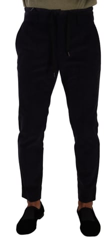 Dunkle Slim-Fit Cordhosen