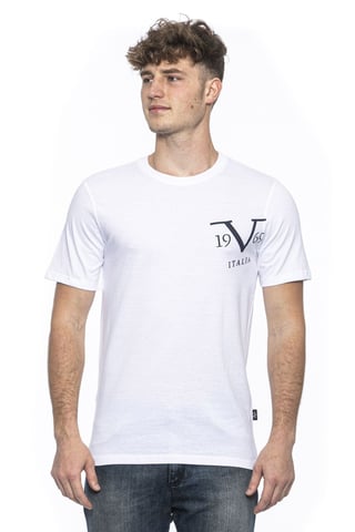 19V69 Italia Herren T-Shirt Weiß Mike White
