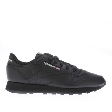 Women's Reebok Classics Classic Leather Trainers in Black