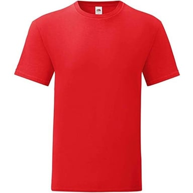 Fruit of the Loom - "Iconic 150" T-Shirt für Herren (Rot)