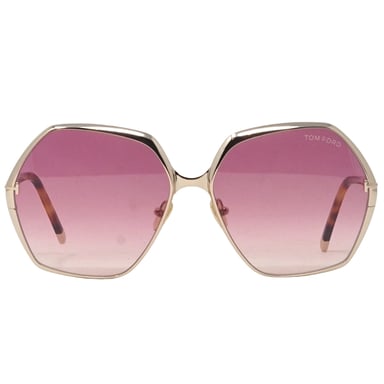 Tom Ford Fonda-02 FT0912 28T Gold Sonnenbrille