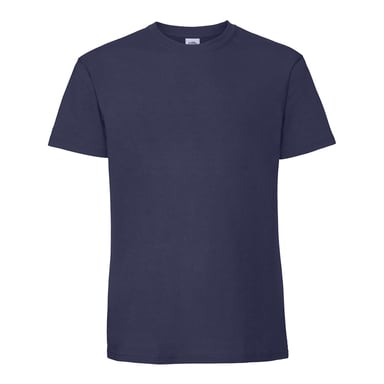 Fruit of the Loom Herren Iconic Premium Ringspun Baumwolle T-Shirt (Marineblau)