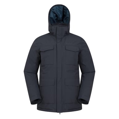 Mountain Warehouse Mens Concord Extreme Down Long Length Jacket (Blau)