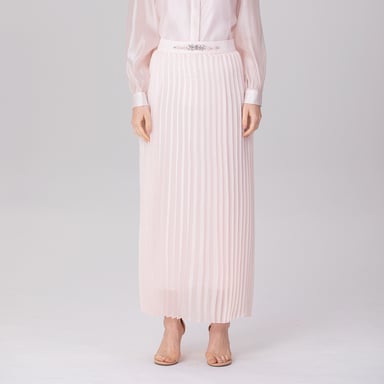Organza-Falten-Midirock