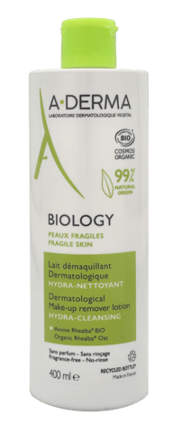 A-Derma Biology Dermatological Make-Up Remover Lotion.