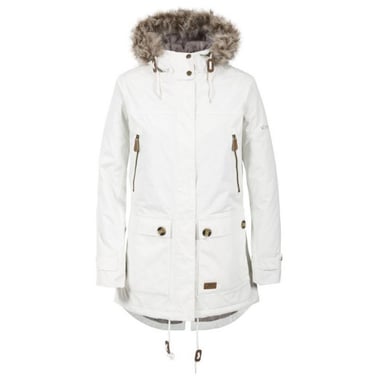Trespass Damen Parka Clea wasserfest, wattiert (Weiß)