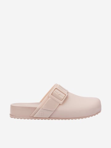 Mini Melissa Girls Cozy Clogs in Beige