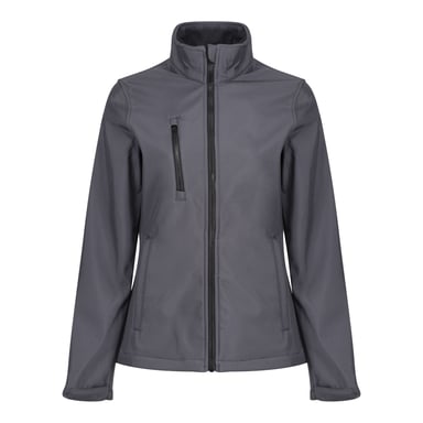 Regatta - "Ablaze" Softshelljacke, mit dreilagiger Membrane, für Damen (Mittelgrau/Schwarz)