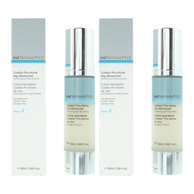 MD Formula PHD Coldtox Pro-Active Day Moisturiser 50ml x2