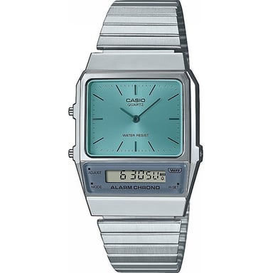Casio Kollektion Vintage Unisex Silberne Uhr AQ-800EC-2AEF