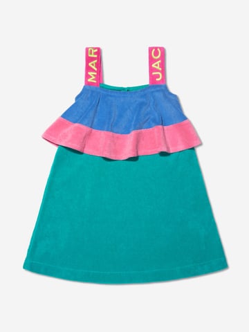 MARC JACOBS Girls Terry Towel Dress in Green