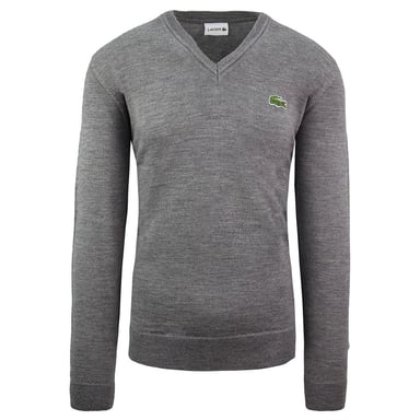 Lacoste Wollmenschen grauer Pullover